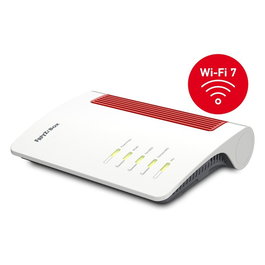 Router Fritz! BOX 5690 XGS EDITION Rouge USB 3.0 RJ45 x 4 SFP+ Wi-Fi Ethernet Gigabit Ethernet Wi-Fi 5 GHz Wi-Fi 6 GHz
