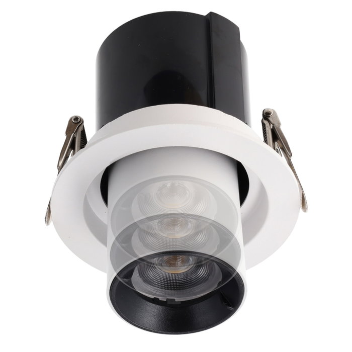 Downlight LED orientable 10 W 4000 K Blanc Naturel IRC > 90