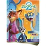 Panini Album de Stickers Zootopie 2 - Collection Officielle avec 32 Pages et Poster Dépliant - 204 Stickers (180 + 24 Brillants)