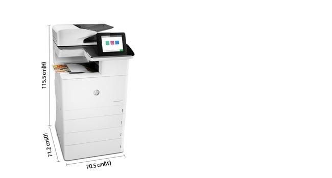 HP Color LaserJet Enterprise M776dn - Imprimante laser multifonction couleur professionnelle, A3, 45 ppm, recto-verso, réseau