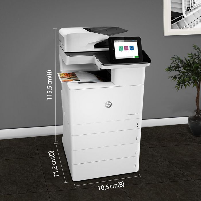 HP Color LaserJet Enterprise M776dn - Imprimante laser multifonction couleur professionnelle, A3, 45 ppm, recto-verso, réseau