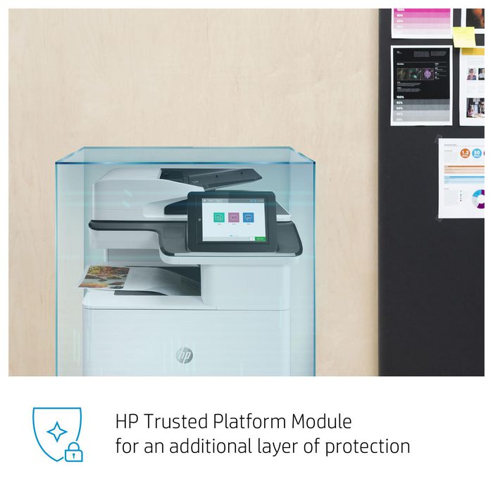 HP Color LaserJet Enterprise M776dn - Imprimante laser multifonction couleur professionnelle, A3, 45 ppm, recto-verso, réseau