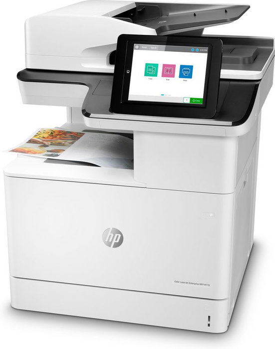 HP Color LaserJet Enterprise M776dn - Imprimante laser multifonction couleur professionnelle, A3, 45 ppm, recto-verso, réseau