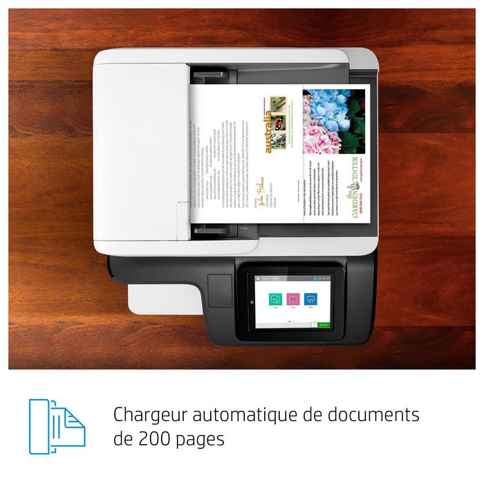 HP Color LaserJet Enterprise M776dn - Imprimante laser multifonction couleur professionnelle, A3, 45 ppm, recto-verso, réseau