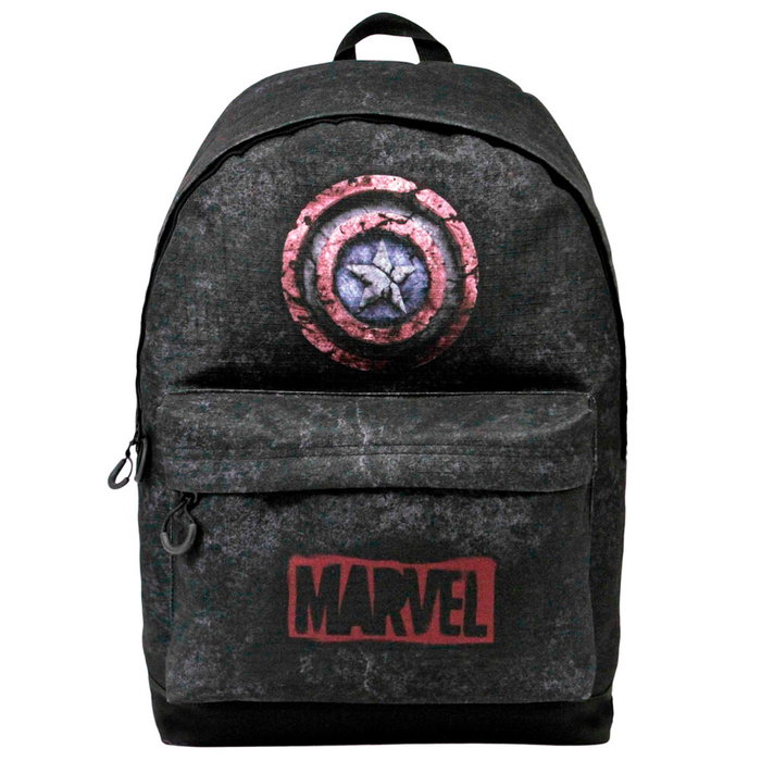 KARACTERMANIA Sac à dos Marvel Captain America 43 cm adaptable aux chariots, compartiment principal, base renforcée KARACTERMANIA Sac à dos Marvel Captain America 43 cm adaptable aux chariots, compartiment principal, base renforcée