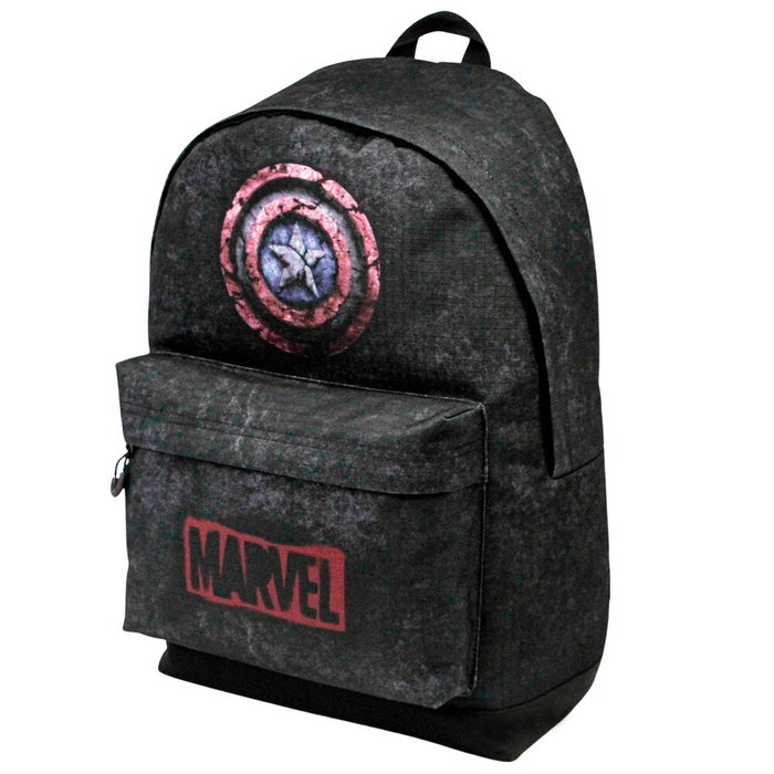 KARACTERMANIA Sac à dos Marvel Captain America 43 cm adaptable aux chariots, compartiment principal, base renforcée KARACTERMANIA Sac à dos Marvel Captain America 43 cm adaptable aux chariots, compartiment principal, base renforcée