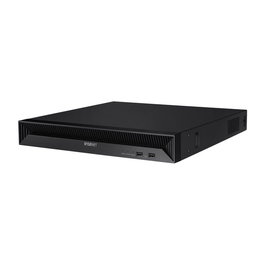 Hanwha 16CH NVR - Enregistreur vidéo réseau 16 canaux, compatible caméras 8MP, H.265, ports PoE, support SATA jusqu'à 20TB