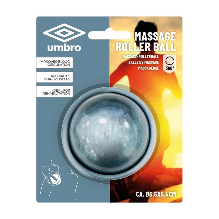 Umbro Rouleau de massage Balle Ø 6,5 x 5,4 cm Bleu Umbro Rouleau de massage Balle Ø 6,5 x 5,4 cm Bleu