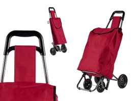 KINVARA Chariot de course Rouge-Noir