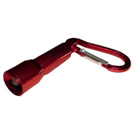 Homelux Lampe de poche porte-clés 1 LED avec mousqueton