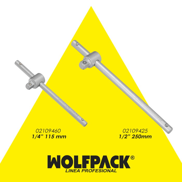 WOLFPACK LINEA PROFESIONAL Mango corredizo 1/2'' 250 mm