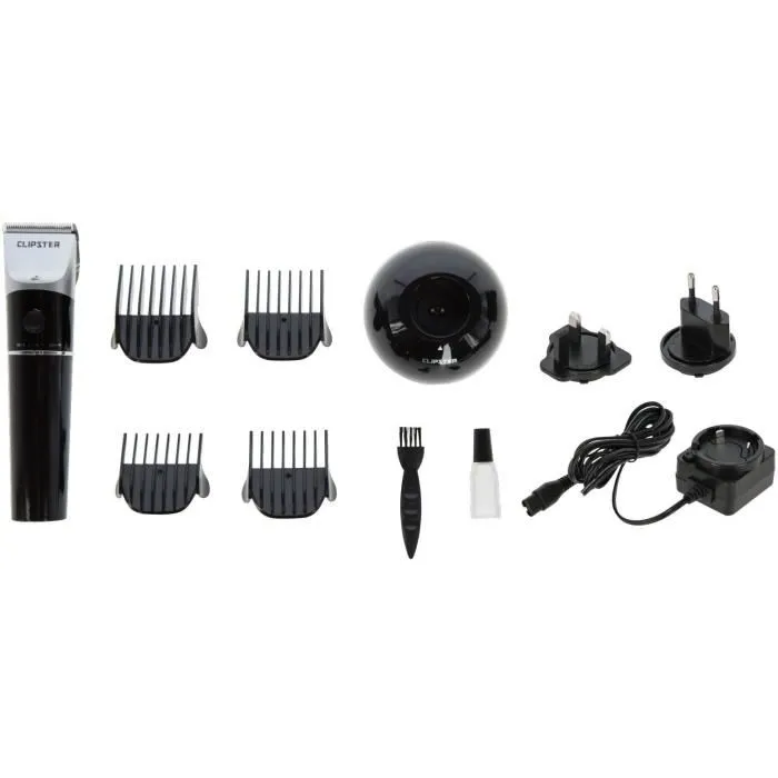 Kerbl Tondeuse sans fil Clipster DeloX pour chevaux et petits animaux - Tête de coupe en acier inoxydable - 3 vitesses - Batterie Li-Ion 2500 mAh Kerbl Tondeuse sans fil Clipster DeloX pour chevaux et petits animaux - Tête de coupe en acier inoxydable - 3 vitesses - Batterie Li-Ion 2500 mAh