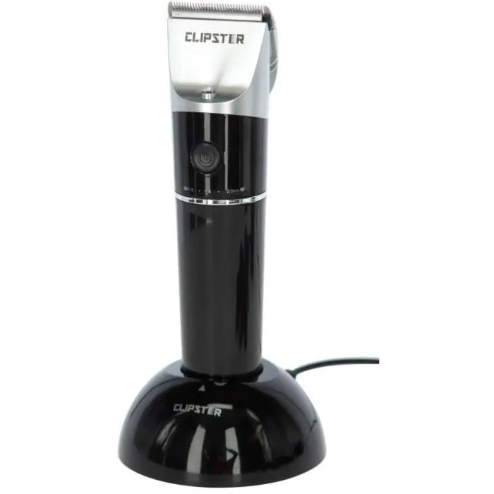 Kerbl Tondeuse sans fil Clipster DeloX pour chevaux et petits animaux - Tête de coupe en acier inoxydable - 3 vitesses - Batterie Li-Ion 2500 mAh Kerbl Tondeuse sans fil Clipster DeloX pour chevaux et petits animaux - Tête de coupe en acier inoxydable - 3 vitesses - Batterie Li-Ion 2500 mAh