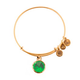 Alex And Ani Bracelet Vert Brillant Ajustable