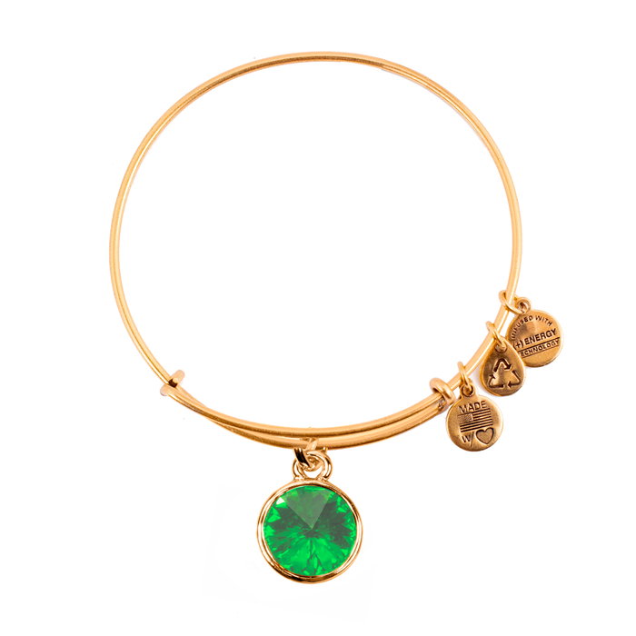 Alex And Ani Bracelet Vert Brillant Ajustable Alex And Ani Bracelet Vert Brillant Ajustable