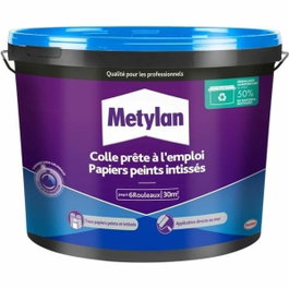Metylan Colle pour papiers peints intissés - Seau de 4,5 kg