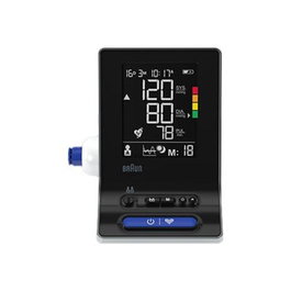 Braun BUA6150 - Tensiomètre Exact Fit 3 en noir pour mesure de la pression artérielle