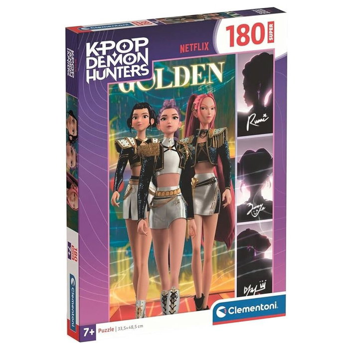 Clementoni Puzzle K-Pop Demon Hunters 180 pièces - Trio Golden
