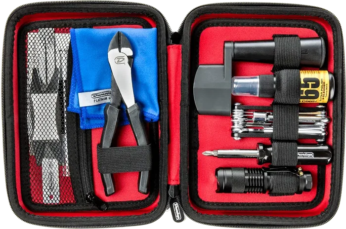 DUNLOP Kit de maintenance complet pour basse avec dimensions 21x15x7 cm