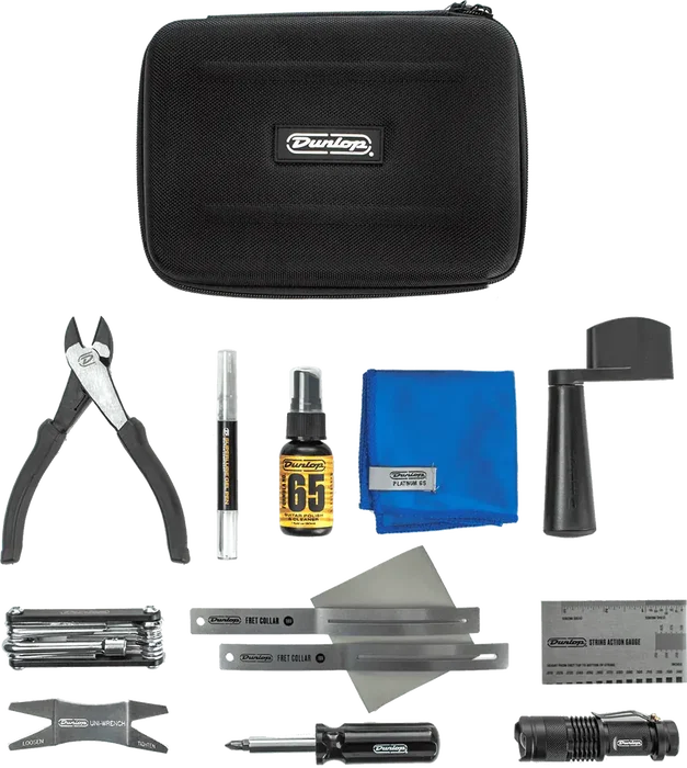 DUNLOP Kit de maintenance complet pour basse avec dimensions 21x15x7 cm