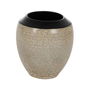 Vase Noir Crème Céramique 35 x 35 x 34 cm