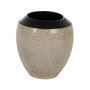 Vase Noir Crème Céramique 35 x 35 x 34 cm