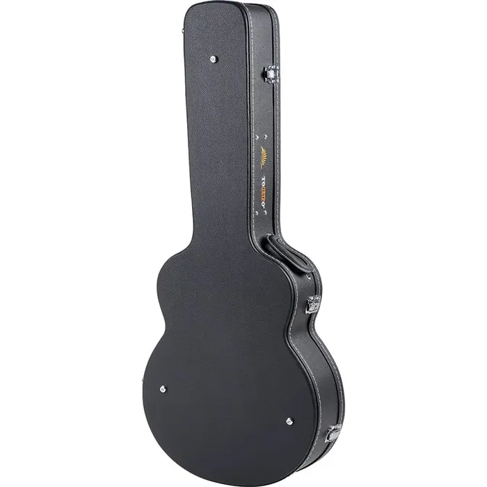 TOBAGO Étui pour guitare acoustique Jumbo en similicuir, intérieur peluche