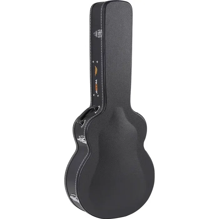 TOBAGO Étui pour guitare acoustique Jumbo en similicuir, intérieur peluche