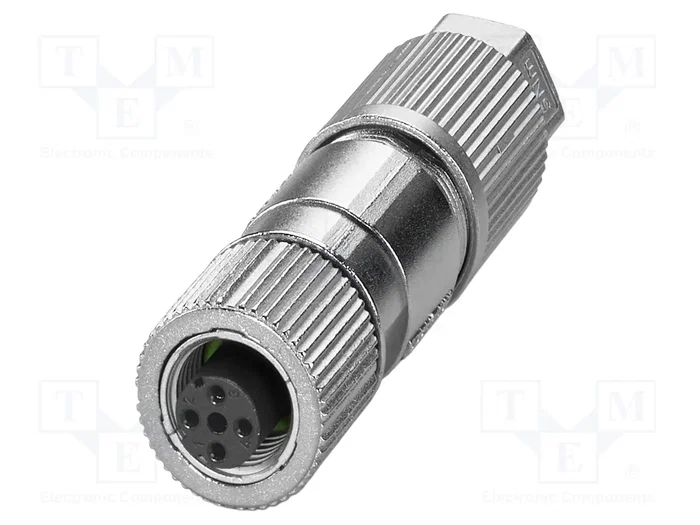 PHOENIX CONTACT Connecteur M12 fiche mâle 4 broches droit IP65 code D
