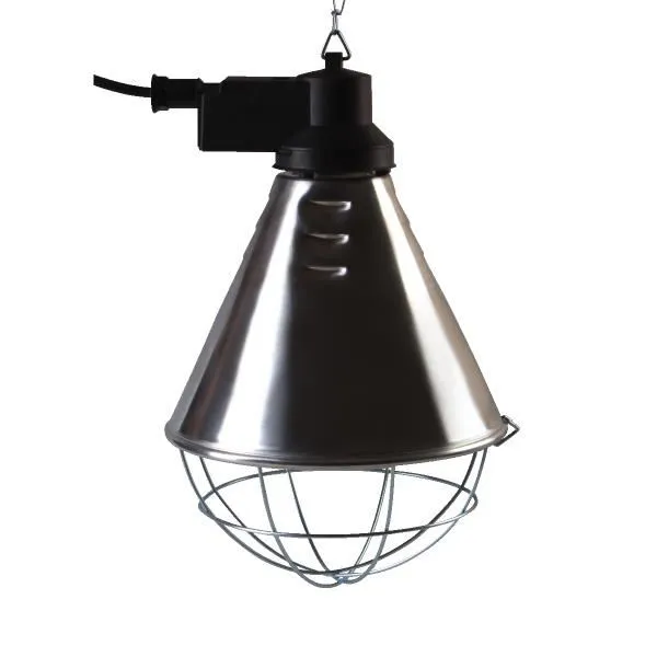 Kerbl Support de lampe pour poulailler, étanche IPX4, aluminium ventilé, câble 5 m, charge 20 kg