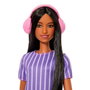 Barbie Fashionista Poupée Robe Violet Blanc