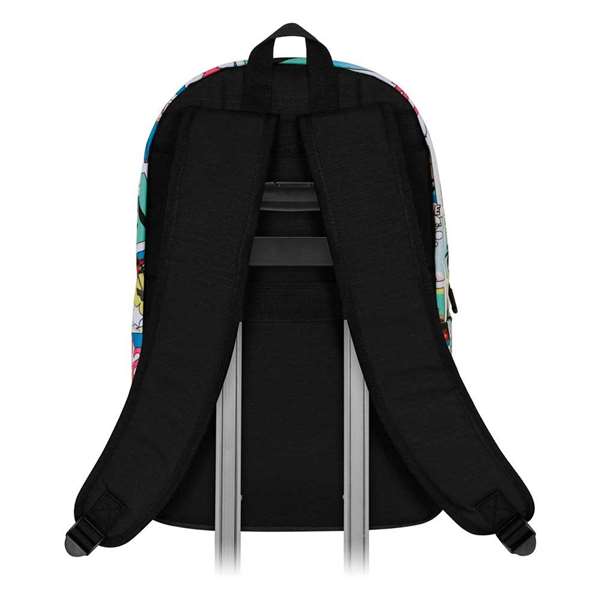 HS FAN Sac à Dos Thème Barbie Comic - 31 x 18 x 44 cm - Compartiment Principal, Ripstop Résistant, Poche pour Électronique, Corras Ajustables