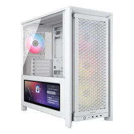 Corsair Frame 4000D LCD RS ARGB Premium Mid-Tower - Blanc - Boîtier PC - CC-9011327-WW