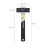 WOLFPACK LINEA PROFESIONAL Maceta Mango Fibra Vidrio 800 Gramos