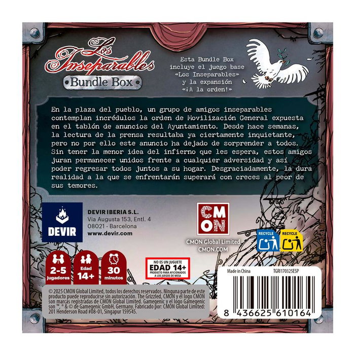 Devir Los Inseparables Bundle Box avec extension