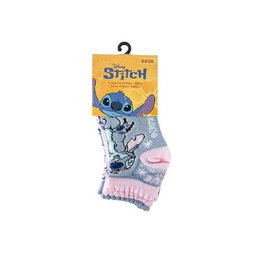 Cerdà Pack de 3 Chaussettes Stitch Taille 31/34 - Modèles Assortis Multicolores - Pour 3 Ans et Plus