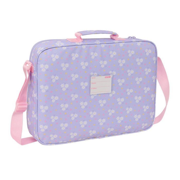Cartable Safta Bouquet Rose Lila 38 x 28 x 6 cm
