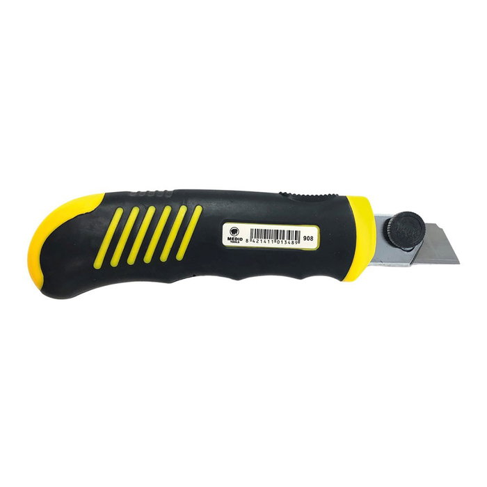 Medid Cutter avec changement de lame automatique 18 mm + 8 lames de rechange