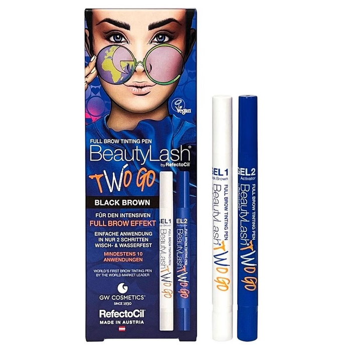 Refectocil BeautyLash Two Go Teinture pour Sourcils Noir marron