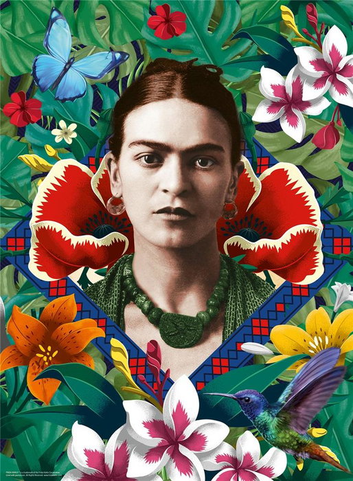 Ravensburger Puzzle Frida Kahlo Blooming Fantasy 500 Pièces