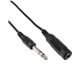 MicroConnect Câble d'extension Jack 6,3 mm, 5 m