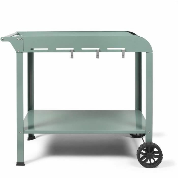 Livoo Desserte pour plancha GS168V Vert / Noir