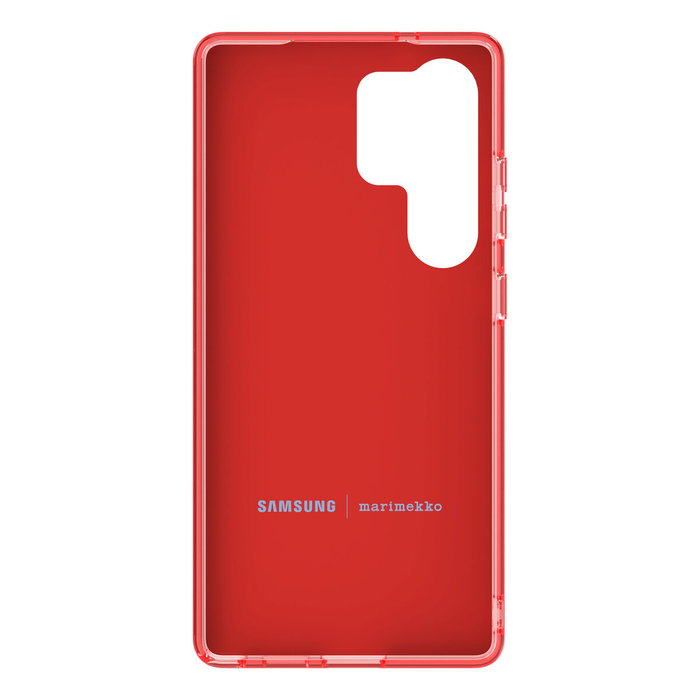 Samsung Coque Unikko Marimekko Motif Floral Rouge pour Galaxy S25 Ultra Samsung Coque Unikko Marimekko Motif Floral Rouge pour Galaxy S25 Ultra