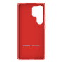Samsung Coque Unikko Marimekko Motif Floral Rouge pour Galaxy S25 Ultra