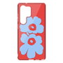 Samsung Coque Unikko Marimekko Motif Floral Rouge pour Galaxy S25 Ultra