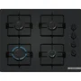Bosch Table de Cuisson Gaz Série 2 4 Foyers 60 cm Noir Verre Trempé - Réf. POP6B6K30 (52 x 59 x 5.4 cm)