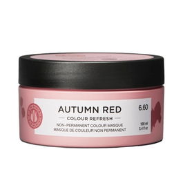 Maria Nila COLOR REFRESH #6.60 - Rouge Automne 100 ml Masque Nutritif Revitalisant Cheveux Cuivrés