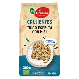 EL GRANERO Trigo Espelta Soufflé au Miel Bio 300 g