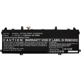 CoreParts Batterie pour HP 82,58Wh 11,55V 7150mAh - Noir