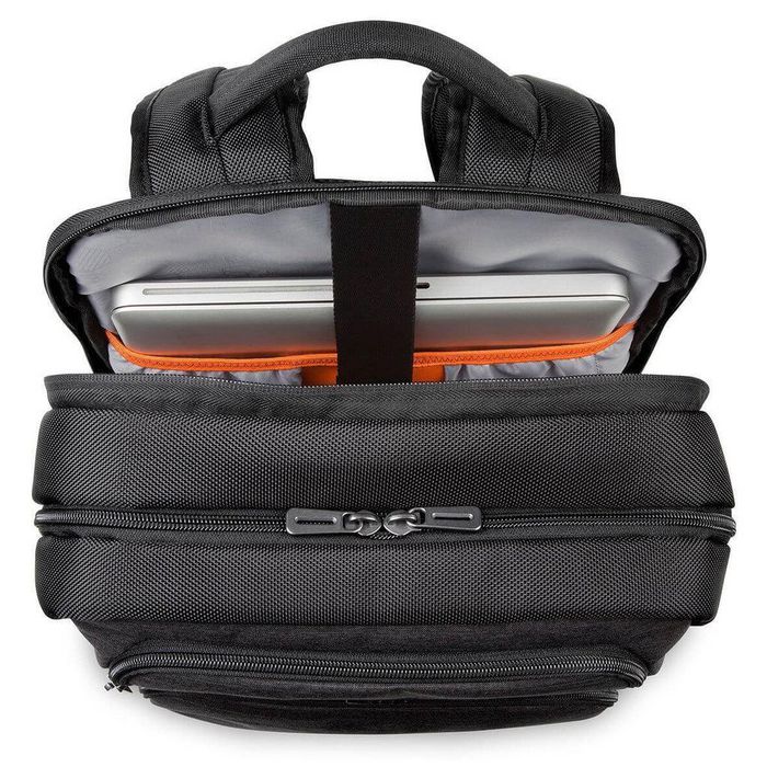 Targus Sac à dos pour ordinateur portable 22 L - Compartiment Multi-Fit 12.5-15.6 pouces, Sangles rembourrées, Toile PU